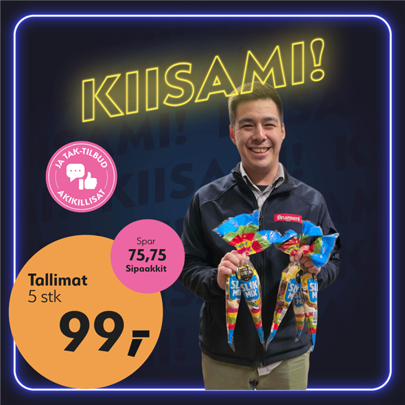 ‼️‼️MALUGIUK AATSAAT TALLIMANNGORNEQ 30.10.2026 AASASSAAMMATA - bemærk det skal først afhentes fredag den 30.10.2026‼️‼️