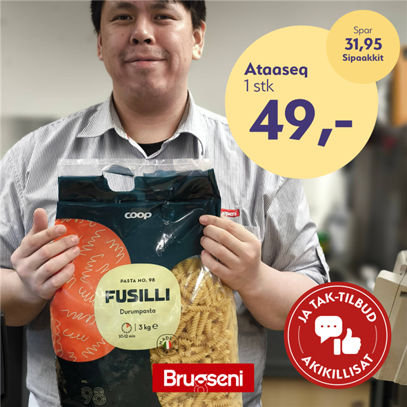Coop fusilli 3 kg