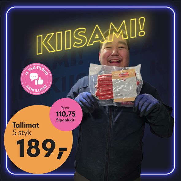 ‼️‼️MALUGIUK AATSAAT TALLIMANNGORNEQ 30.10.2026 AASASSAAMMATA - bemærk det skal først afhentes fredag den 30.10.2026‼️‼️